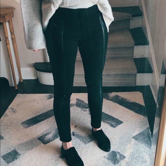 Club Monaco Leather Pants, Size 0 - Picture 2 of 6